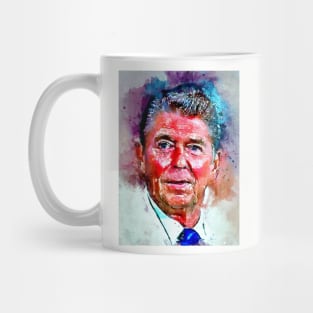 Watercolor Reagan Mug